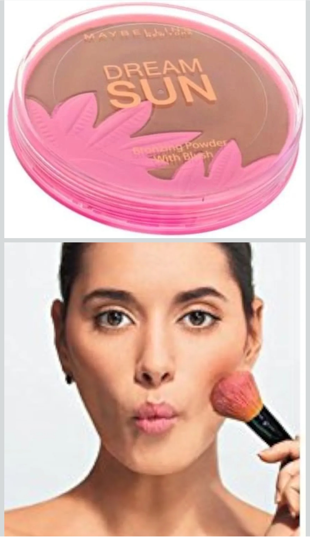 رژگونه برنزه کننده میبلین مدل 08BRONZEDPARADISE بدون براش