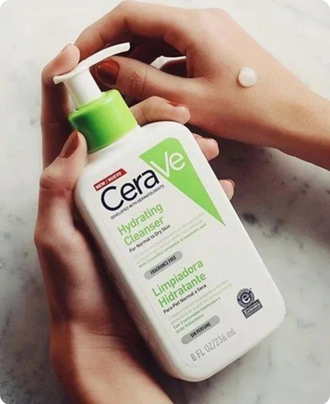 فوم شستشوی صورت مخصوص پوست نرمال و خشک سراوی مدل Cerave Hydrating Cleanser For Normal To Dry Skin