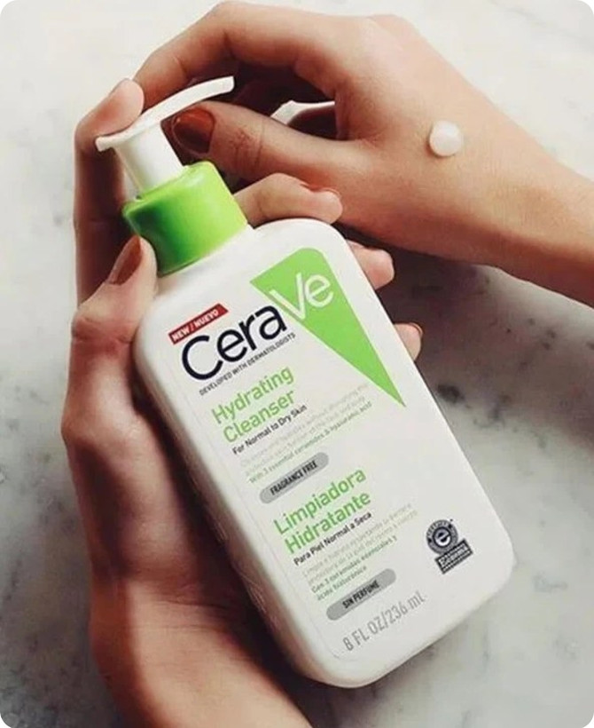 فوم شستشوی صورت مخصوص پوست نرمال و خشک سراوی مدل Cerave Hydrating Cleanser For Normal To Dry Skin