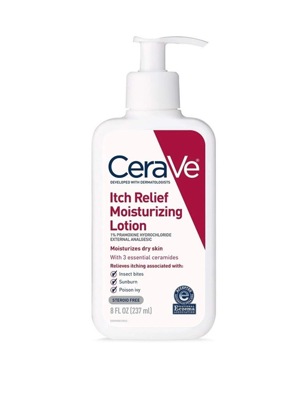 لوسیون کرم مرطوب کننده و ضد خارش سراوی CeraVe مدل Itch Relief تسکین دهنده و بازسازی پوست