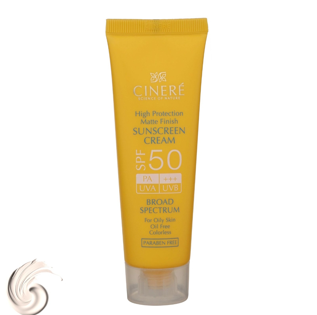 کرم ضدآفتاب فاقد رنگ سینره spf50