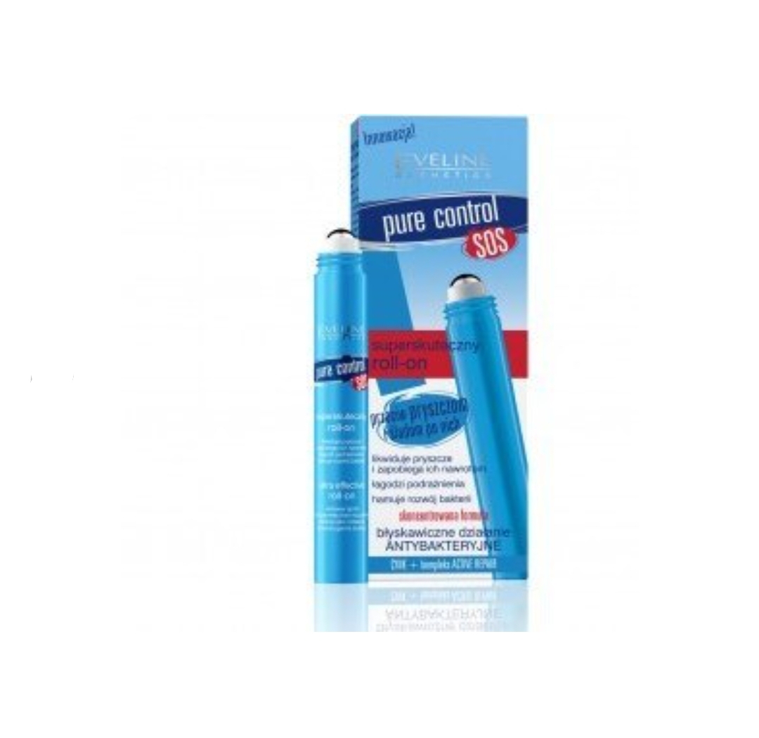 رول ضد لک و ضد جوش فوری اولین مدل Eveline Pure Control SOS