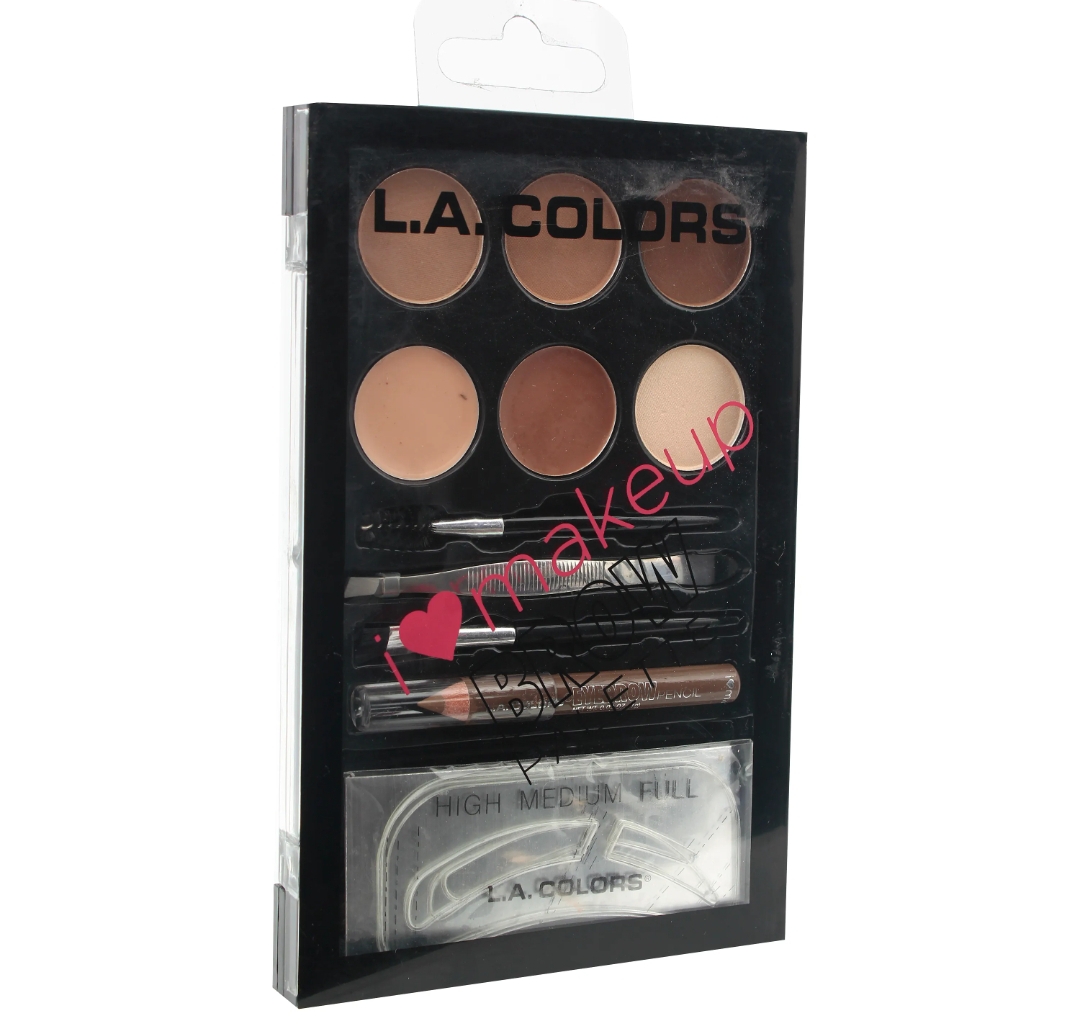 ست ابروی تیره روشن LA Colors