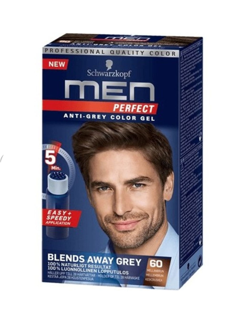 رنگ موی فوری آقایان من پرفکت MEN PERFECT شماره 60