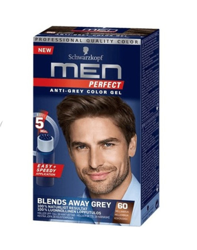 رنگ موی فوری آقایان من پرفکت MEN PERFECT شماره 60