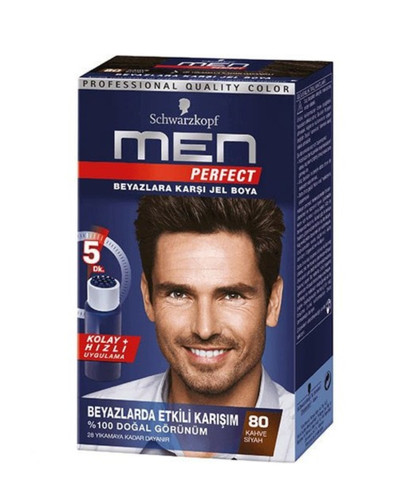 رنگ موی فوری آقایان من پرفکت MEN PERFECT شماره 80