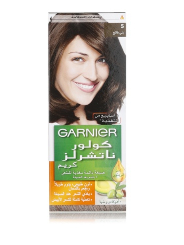 کیت رنگ موی  کالر نچرالز شماره 5 قهوه ای روشن